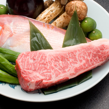 写真：京都牛を使った花咲の和食・京料理